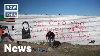 Parkland Father Manuel Oliver Paints On Mexican Border Wall | NowThis