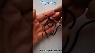 Finally! An EASY Magic Ring for toys 🧶🌼 #amigurumi