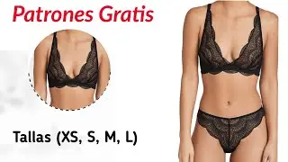 SET LENCERIA BRALETTE Y BIKINI DE ENCAJE (parte 1)