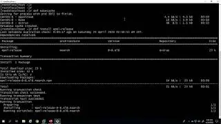 Installation of Ansible packages on CentOS 8