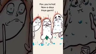 Pov...you're hot! Now-a-days Haye garmi!#cartoon2024 #viral #shorts