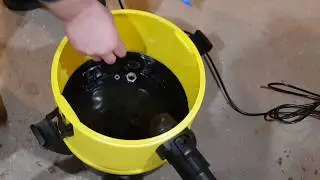 Parkside PNTS 1300 F5 dry/wet cleaning vacuum cleaner unboxing and test (Lidl 39&euro;)