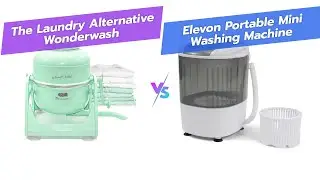 WonderWash против портативной мини-стиральной машины Elevon 🧺 Сравнение возможностей в крошечных ...