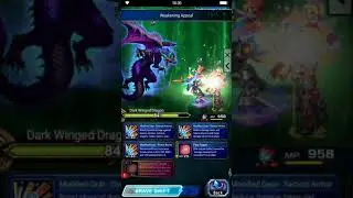 [FFBE] Dark Visions 15 Dark Winged Dragon Perfect Score Clear (7 Turns)
