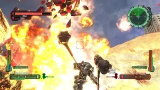 EDF 6 M 8 Fanged Monsters - Skippy the Hammeroo - Fencer Inferno - Earth Defense Force