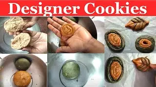 Colorful & designer cookies | No artificial color | Healthy cookies | Biscuits | Anju's FoodPedia