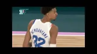 Victor wemby highlights vs team USA gold medal game #sports #fyp #nba