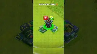 New multi gear tower is 🔥 ll Clash of clans ll #shorts #clashofclans #coc
