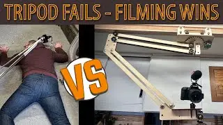 REVOLUTIONISE Workshop Filming: Building an Overhead LASER-CUT Camera Boom Arm!