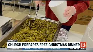 Church prepares free Christmas dinner