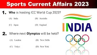 Sports Current Affairs 2023 ◾ Current Affairs 2023 ◾ All Sports 2023