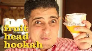 How to set up a hookah with fruit head