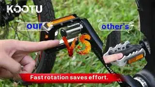 Folding bike pedals