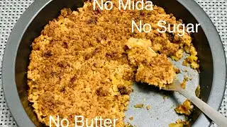 Apple crumble || No sugar, No Mida, NO Butter, No Eggs