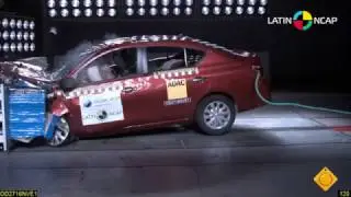 Nissan Versa reduce calificación en crash test de Latin NCAP