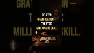 Delayed Gratification: The Stoic Millionaire Skill That Builds Wealth Quietly #stoicwealth #finance