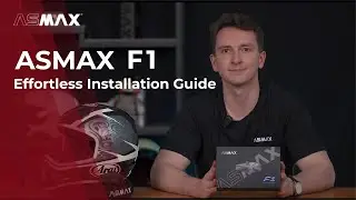 Bluetooth-гарнитура для мотоцикла ASMAX F1 | УСТАНОВКА