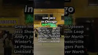 Live Jazz in Chicago #chicago #chicagotravel #chicagomusic #chicagoevents #chicagoband