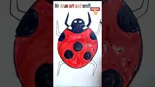 Ladybug 🐞 drawing for kids #shorts #ladybug #art #viral