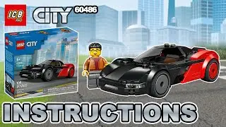 LEGO City EV Supercar 60486 &ndash; 4K Build Instructions Slideshow