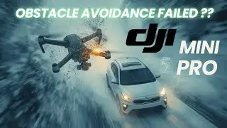 Do NOT Trust Obstacle Avoidance | DJI Mini 5 Pro Crash 🚗💥 #dronevision #djimini5pro 