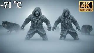 No Escape in the Snowstorm | Wolves Hunting Us at &ndash;71&deg;C