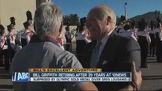 Olympic diving champion Greg Louganis surprises Bill