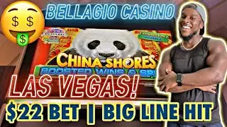 🤑 #CASINO $22 BIG LINE HIT ON CHINA SHORES SLOTS! #GAMBLE #SLOTS #VEGAS #WIN