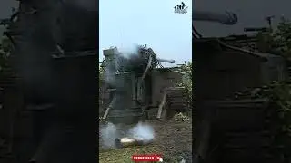Russian Heavy Artillery in Action