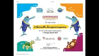 How to participate in Ganga Quest 2022 with Certificate process