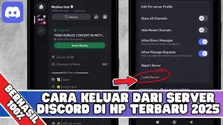 Cara Keluar dari Server Discord di HP Terbaru 2025 (Tutorial Cepat)