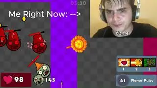 PVZ GW 2D: Смогу ли я продержаться в бесконечном режиме 10 минут? (Нормальная сложность)