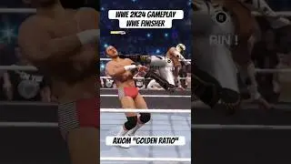 WWE Gameplay 2k24 WWE Finisher Axiom #wwe #gaming #gameplay #subscribe #wwematch