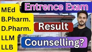 Rmlau MEd  LL.B LL.M B Pharma D.Pharma entrance exam 2024 result out परीक्षा परिणाम  Counselling