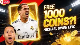 FREE 1000 Coins?! 😱 Michael Owen EPIC (Real Madrid) eFootball LIVE