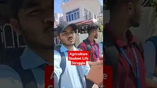 Agriculture Student Life Struggle😭🥹 #shorts #vlog #minivlog