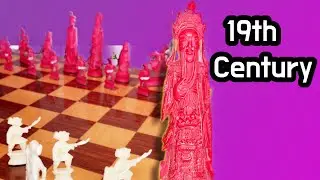 Check Out This Rare 19th Century Cantonese Chess Set!