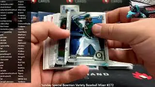 11.01.2026 Воскресный специальный бейсбольный вечер Bowman Variety Baseball Mixer #272