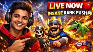 🔥 CLASH ROYALE LIVE 🔴 | RANK PUSH | INSANE MATCHES!