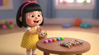 Lollipop Song 🍭✨ | Sticky Sweet Candy Adventure Nursery Rhyme for Kids Giggle tots 