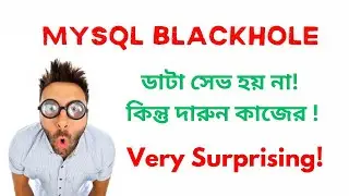 MySQL Blackhole | খুবই  অবাক করা বিষয় | #mysqltutorials #laraveltutoria #laravel Tutorial Bangla