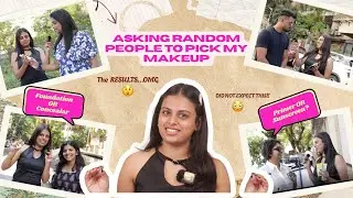 Asking Random People To Pick My Makeup #insightcosmetics