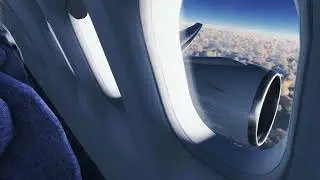 White Noise on Planes Calms the Jet Cabin | Suitable for Sleeping, Studying, Reading, and Relaxation