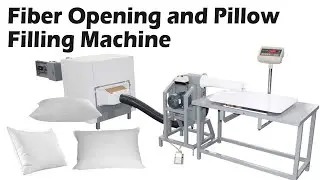Fiber Opening and Pillow Filling Machine - Efficient Cushion and Pillow Stuffing Solution#pillow