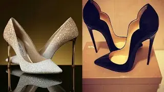 Superior and superlative fantasy high heels party wear shoes designs ideas