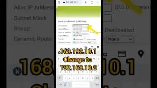 How to change wifi IP address
