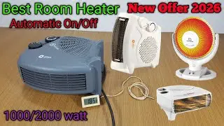 Best Room Heater🔥Orient 1000/2000 watt || Best Automatic On/of Room heater under ₹1300-1500 🔥....