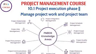 10.1 Project execution phase || Manage project work and project team