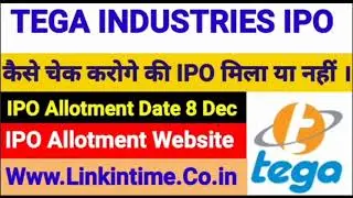Tega Industries Ipo Allotment # Website For Tega Ipo Allotment # Tega Ipo # Ipo Allotment