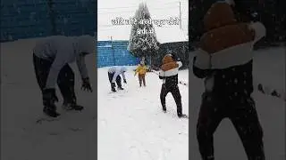 Season first snowfall #Kashmir winter #trending #snow #kashmir #shorts #shortvideo #viralvideo